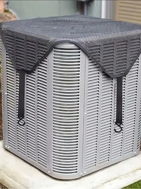 All-Weather Gray AC Unit Cover Protector